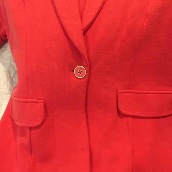 Style & Co. Jackets & Blazers - NWT Coral Style & Co Cotton  blazer 1x